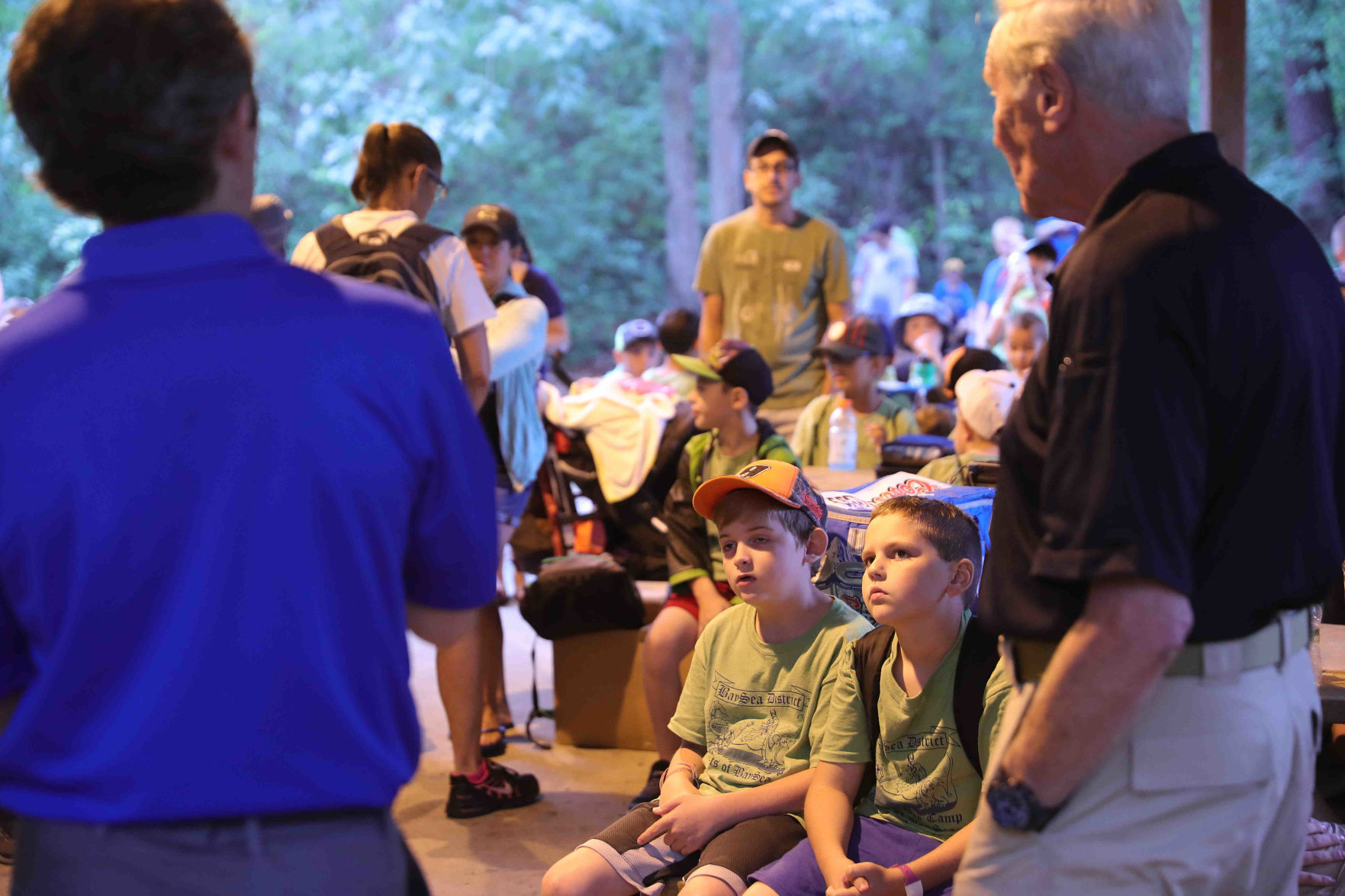 Joe Martucci conducted a safety and weather for Boy Scout troops